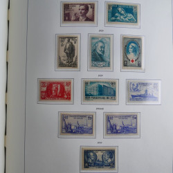 Collection timbres de France 1849-1966 neufs et oblitérés en album lux. Collection timbres de France 1849-1966 neufs et oblitérés en album lux.