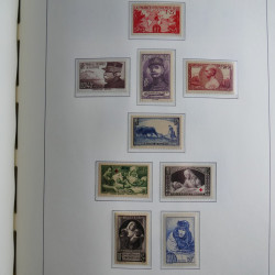 Collection timbres de France 1849-1966 neufs et oblitérés en album lux. Collection timbres de France 1849-1966 neufs et oblitérés en album lux.