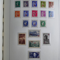 Collection timbres de France 1849-1966 neufs et oblitérés en album lux. Collection timbres de France 1849-1966 neufs et oblitérés en album lux.