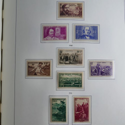 Collection timbres de France 1849-1966 neufs et oblitérés en album lux. Collection timbres de France 1849-1966 neufs et oblitérés en album lux.