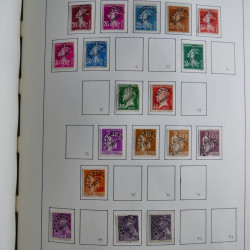Collection timbres de France 1849-1966 neufs et oblitérés en album lux. Collection timbres de France 1849-1966 neufs et oblitérés en album lux.