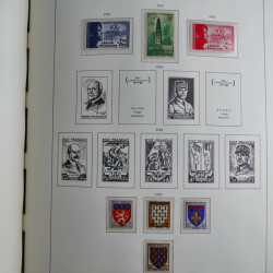 Collection timbres de France 1849-1966 neufs et oblitérés en album lux. Collection timbres de France 1849-1966 neufs et oblitérés en album lux.