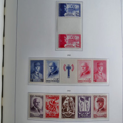 Collection timbres de France 1849-1966 neufs et oblitérés en album lux. Collection timbres de France 1849-1966 neufs et oblitérés en album lux.