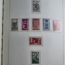 Collection timbres de France 1849-1966 neufs et oblitérés en album lux. Collection timbres de France 1849-1966 neufs et oblitérés en album lux.