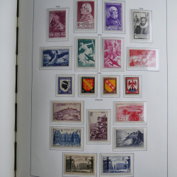 Collection timbres de France 1849-1966 neufs et oblitérés en album lux. Collection timbres de France 1849-1966 neufs et oblitérés en album lux.