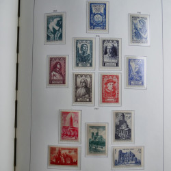 Collection timbres de France 1849-1966 neufs et oblitérés en album lux. Collection timbres de France 1849-1966 neufs et oblitérés en album lux.