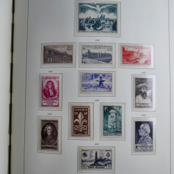 Collection timbres de France 1849-1966 neufs et oblitérés en album lux. Collection timbres de France 1849-1966 neufs et oblitérés en album lux.