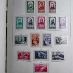 Collection timbres de France 1849-1966 neufs et oblitérés en album lux. Collection timbres de France 1849-1966 neufs et oblitérés en album lux.