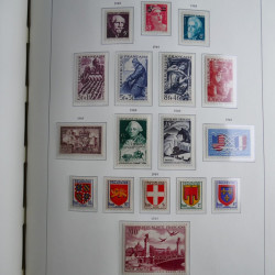 Collection timbres de France 1849-1966 neufs et oblitérés en album lux. Collection timbres de France 1849-1966 neufs et oblitérés en album lux.