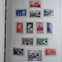 Collection timbres de France 1849-1966 neufs et oblitérés en album lux. Collection timbres de France 1849-1966 neufs et oblitérés en album lux.
