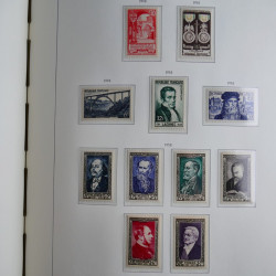 Collection timbres de France 1849-1966 neufs et oblitérés en album lux. Collection timbres de France 1849-1966 neufs et oblitérés en album lux.