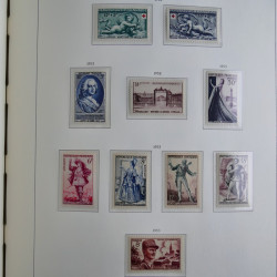Collection timbres de France 1849-1966 neufs et oblitérés en album lux. Collection timbres de France 1849-1966 neufs et oblitérés en album lux.