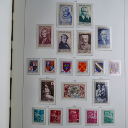 Collection timbres de France 1849-1966 neufs et oblitérés en album lux. Collection timbres de France 1849-1966 neufs et oblitérés en album lux.