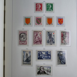 Collection timbres de France 1849-1966 neufs et oblitérés en album lux. Collection timbres de France 1849-1966 neufs et oblitérés en album lux.