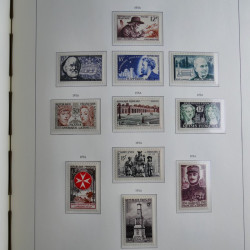 Collection timbres de France 1849-1966 neufs et oblitérés en album lux. Collection timbres de France 1849-1966 neufs et oblitérés en album lux.