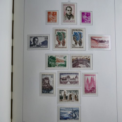 Collection timbres de France 1849-1966 neufs et oblitérés en album lux. Collection timbres de France 1849-1966 neufs et oblitérés en album lux.