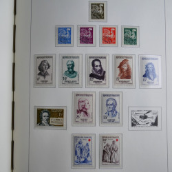 Collection timbres de France 1849-1966 neufs et oblitérés en album lux. Collection timbres de France 1849-1966 neufs et oblitérés en album lux.