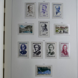 Collection timbres de France 1849-1966 neufs et oblitérés en album lux. Collection timbres de France 1849-1966 neufs et oblitérés en album lux.
