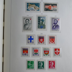 Collection timbres de France 1849-1966 neufs et oblitérés en album lux. Collection timbres de France 1849-1966 neufs et oblitérés en album lux.