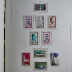 Collection timbres de France 1849-1966 neufs et oblitérés en album lux. Collection timbres de France 1849-1966 neufs et oblitérés en album lux.