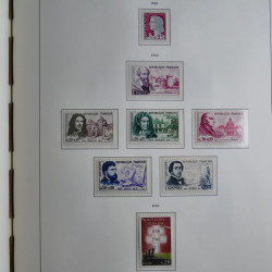 Collection timbres de France 1849-1966 neufs et oblitérés en album lux. Collection timbres de France 1849-1966 neufs et oblitérés en album lux.