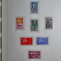 Collection timbres de France 1849-1966 neufs et oblitérés en album lux. Collection timbres de France 1849-1966 neufs et oblitérés en album lux.