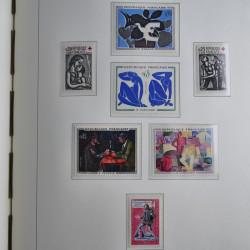 Collection timbres de France 1849-1966 neufs et oblitérés en album lux. Collection timbres de France 1849-1966 neufs et oblitérés en album lux.