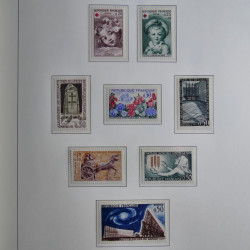 Collection timbres de France 1849-1966 neufs et oblitérés en album lux. Collection timbres de France 1849-1966 neufs et oblitérés en album lux.