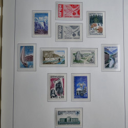 Collection timbres de France 1849-1966 neufs et oblitérés en album lux. Collection timbres de France 1849-1966 neufs et oblitérés en album lux.