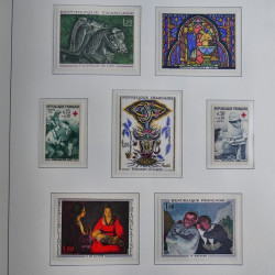 Collection timbres de France 1849-1966 neufs et oblitérés en album lux. Collection timbres de France 1849-1966 neufs et oblitérés en album lux.