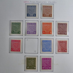 Collection timbres d'Allemagne de l'Est 1945-1959 neufs et oblitérés en album lux. Collection timbres d'Allemagne de l'Est 1945-1959 neufs et oblitérés en album lux.