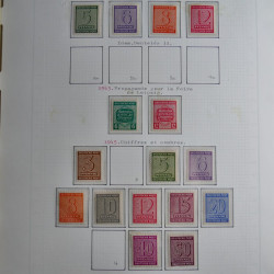 Collection timbres d'Allemagne de l'Est 1945-1959 neufs et oblitérés en album lux. Collection timbres d'Allemagne de l'Est 1945-1959 neufs et oblitérés en album lux.