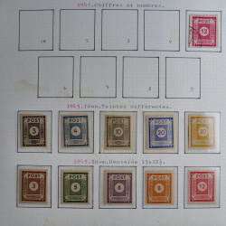Collection timbres d'Allemagne de l'Est 1945-1959 neufs et oblitérés en album lux. Collection timbres d'Allemagne de l'Est 1945-1959 neufs et oblitérés en album lux.