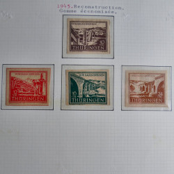 Collection timbres d'Allemagne de l'Est 1945-1959 neufs et oblitérés en album lux. Collection timbres d'Allemagne de l'Est 1945-1959 neufs et oblitérés en album lux.