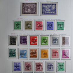 Collection timbres d'Allemagne de l'Est 1945-1959 neufs et oblitérés en album lux. Collection timbres d'Allemagne de l'Est 1945-1959 neufs et oblitérés en album lux.