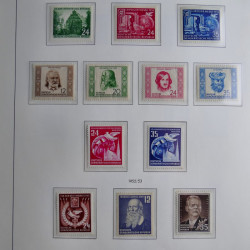 Collection timbres d'Allemagne de l'Est 1945-1959 neufs et oblitérés en album lux. Collection timbres d'Allemagne de l'Est 1945-1959 neufs et oblitérés en album lux.