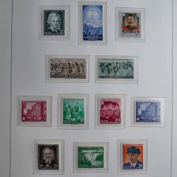 Collection timbres d'Allemagne de l'Est 1945-1959 neufs et oblitérés en album lux. Collection timbres d'Allemagne de l'Est 1945-1959 neufs et oblitérés en album lux.
