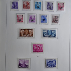 Collection timbres d'Allemagne de l'Est 1945-1959 neufs et oblitérés en album lux. Collection timbres d'Allemagne de l'Est 1945-1959 neufs et oblitérés en album lux.