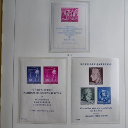 Collection timbres d'Allemagne de l'Est 1945-1959 neufs et oblitérés en album lux. Collection timbres d'Allemagne de l'Est 1945-1959 neufs et oblitérés en album lux.