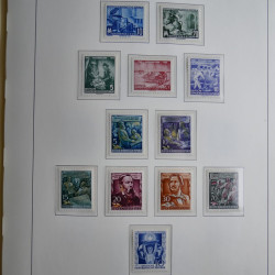 Collection timbres d'Allemagne de l'Est 1945-1959 neufs et oblitérés en album lux. Collection timbres d'Allemagne de l'Est 1945-1959 neufs et oblitérés en album lux.