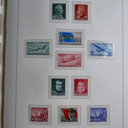 Collection timbres d'Allemagne de l'Est 1945-1959 neufs et oblitérés en album lux. Collection timbres d'Allemagne de l'Est 1945-1959 neufs et oblitérés en album lux.
