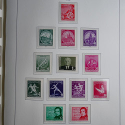 Collection timbres d'Allemagne de l'Est 1945-1959 neufs et oblitérés en album lux. Collection timbres d'Allemagne de l'Est 1945-1959 neufs et oblitérés en album lux.