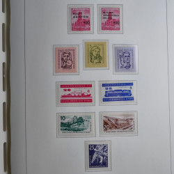 Collection timbres d'Allemagne de l'Est 1945-1959 neufs et oblitérés en album lux. Collection timbres d'Allemagne de l'Est 1945-1959 neufs et oblitérés en album lux.