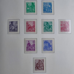 Collection timbres d'Allemagne de l'Est 1945-1959 neufs et oblitérés en album lux. Collection timbres d'Allemagne de l'Est 1945-1959 neufs et oblitérés en album lux.