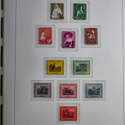 Collection timbres d'Allemagne de l'Est 1945-1959 neufs et oblitérés en album lux. Collection timbres d'Allemagne de l'Est 1945-1959 neufs et oblitérés en album lux.