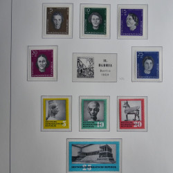 Collection timbres d'Allemagne de l'Est 1945-1959 neufs et oblitérés en album lux. Collection timbres d'Allemagne de l'Est 1945-1959 neufs et oblitérés en album lux.