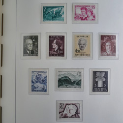 Collection timbres d'Autriche 1960-2000 neufs et oblitérés en album lux. Collection timbres d'Autriche 1960-2000 neufs et oblitérés en album lux.