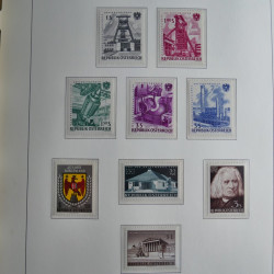 Collection timbres d'Autriche 1960-2000 neufs et oblitérés en album lux. Collection timbres d'Autriche 1960-2000 neufs et oblitérés en album lux.