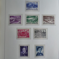 Collection timbres d'Autriche 1960-2000 neufs et oblitérés en album lux. Collection timbres d'Autriche 1960-2000 neufs et oblitérés en album lux.