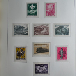 Collection timbres d'Autriche 1960-2000 neufs et oblitérés en album lux. Collection timbres d'Autriche 1960-2000 neufs et oblitérés en album lux.